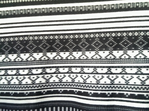 Black and White Aztec