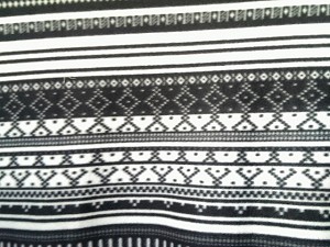 Black and White Aztec 